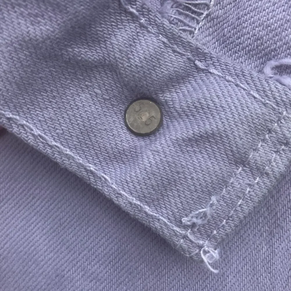 VTG Levi’s 501 Jeans Sz 33 x 32 (Act 31 x31) Gray Blue 525 Straight 80s Normcore